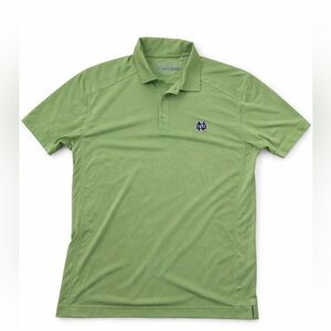 Cutter & Buck Men’s XL DryTec Golf‎ Polo Notre Dame Fighting Irish ND Logo Green
